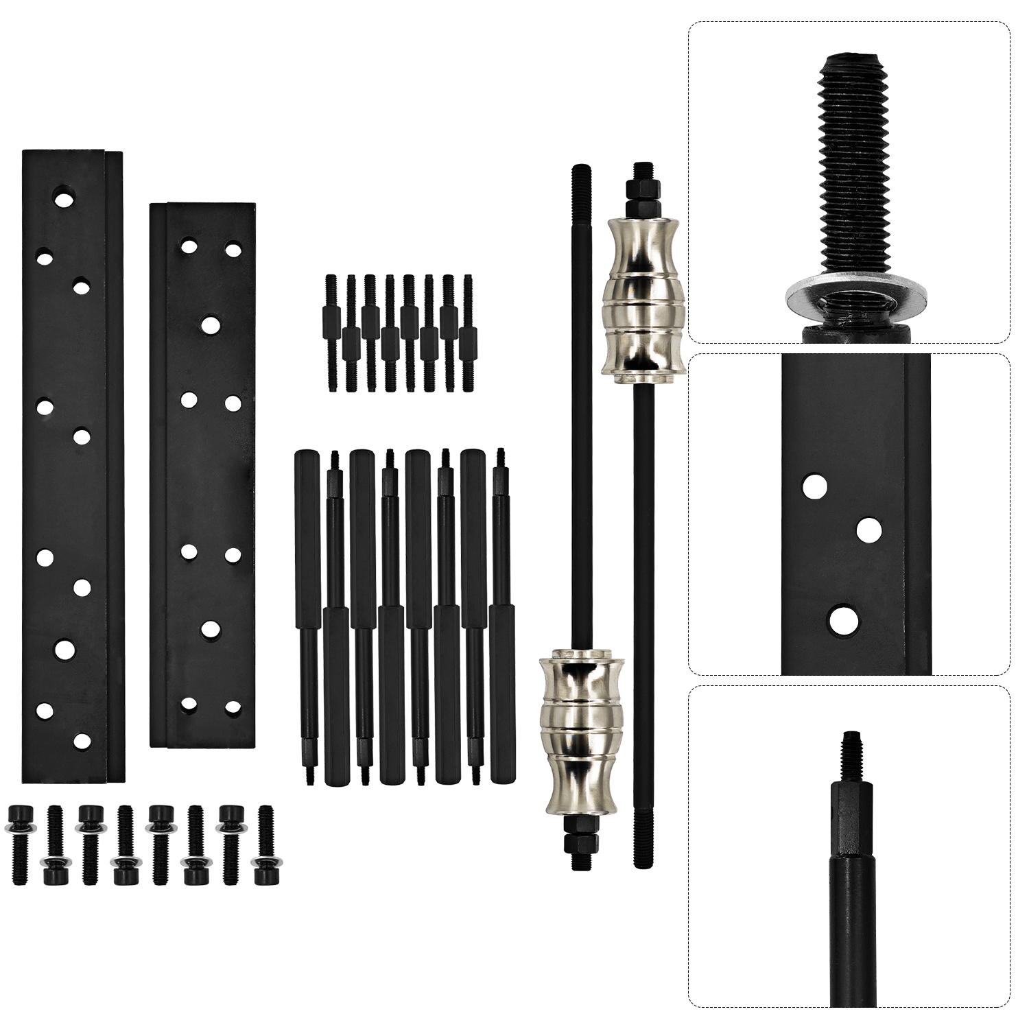 Fuel Injector Disassembly Tool Rail Assembly Replacer Master Tool Kit for GM Opel, Buick, Vauxhall & MG 1.0L, 1.4L, 1.5T, 1.6L Engines