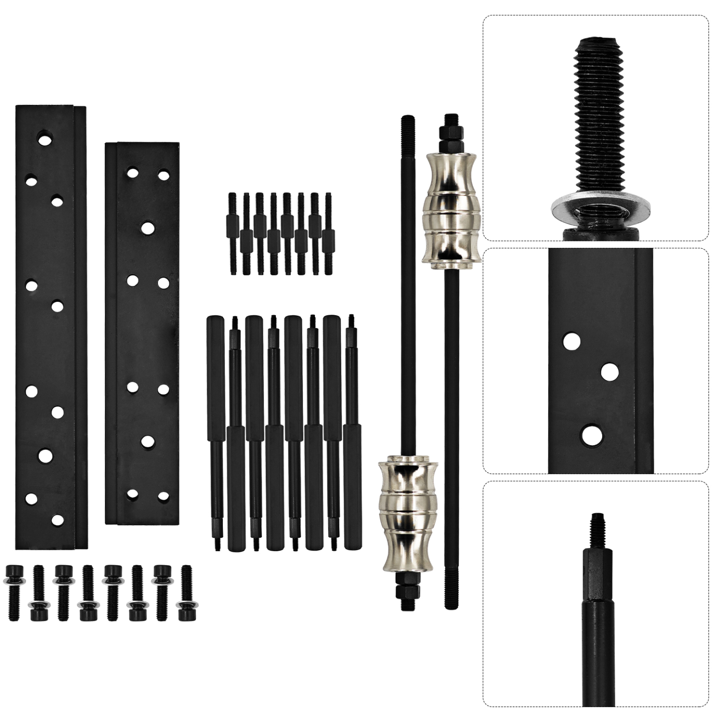 Fuel Injector Disassembly Tool Rail Assembly Replacer Master Tool Kit for GM Opel, Buick, Vauxhall & MG 1.0L, 1.4L, 1.5T, 1.6L Engines
