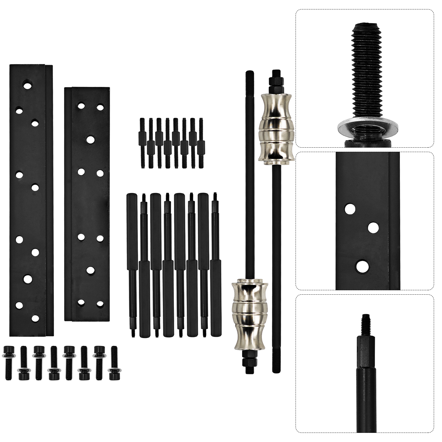 Fuel Injector Disassembly Tool Rail Assembly Replacer Master Tool Kit for GM Opel, Buick, Vauxhall & MG 1.0L, 1.4L, 1.5T, 1.6L Engines