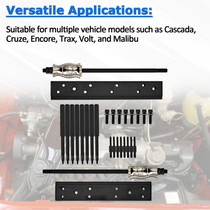 Fuel Injector Disassembly Tool Rail Assembly Replacer Master Tool Kit for GM Opel, Buick, Vauxhall & MG 1.0L, 1.4L, 1.5T, 1.6L Engines