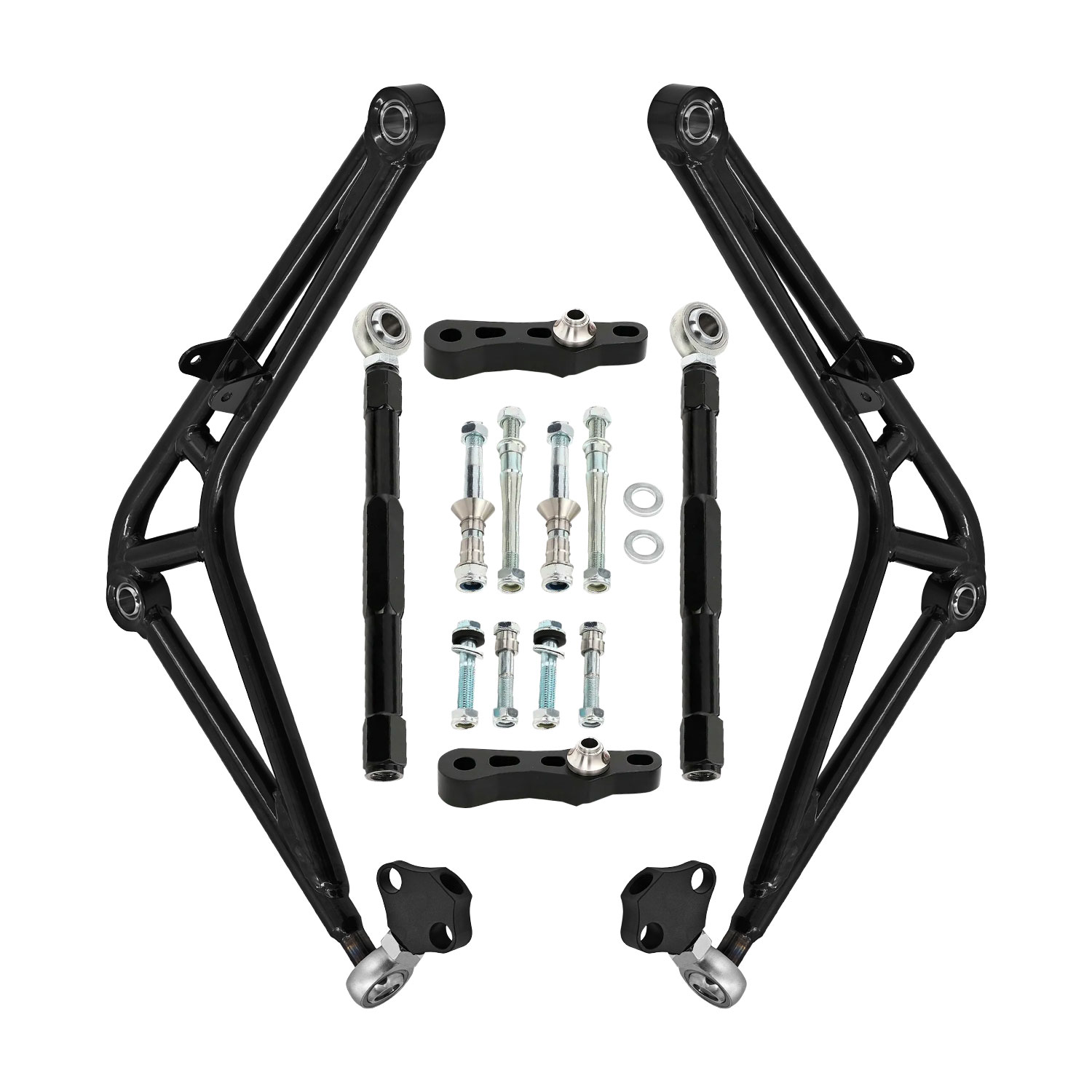 Front Steering Drift Lower Control Arm Wide Angle Kit For BMW E46 Complete Kit