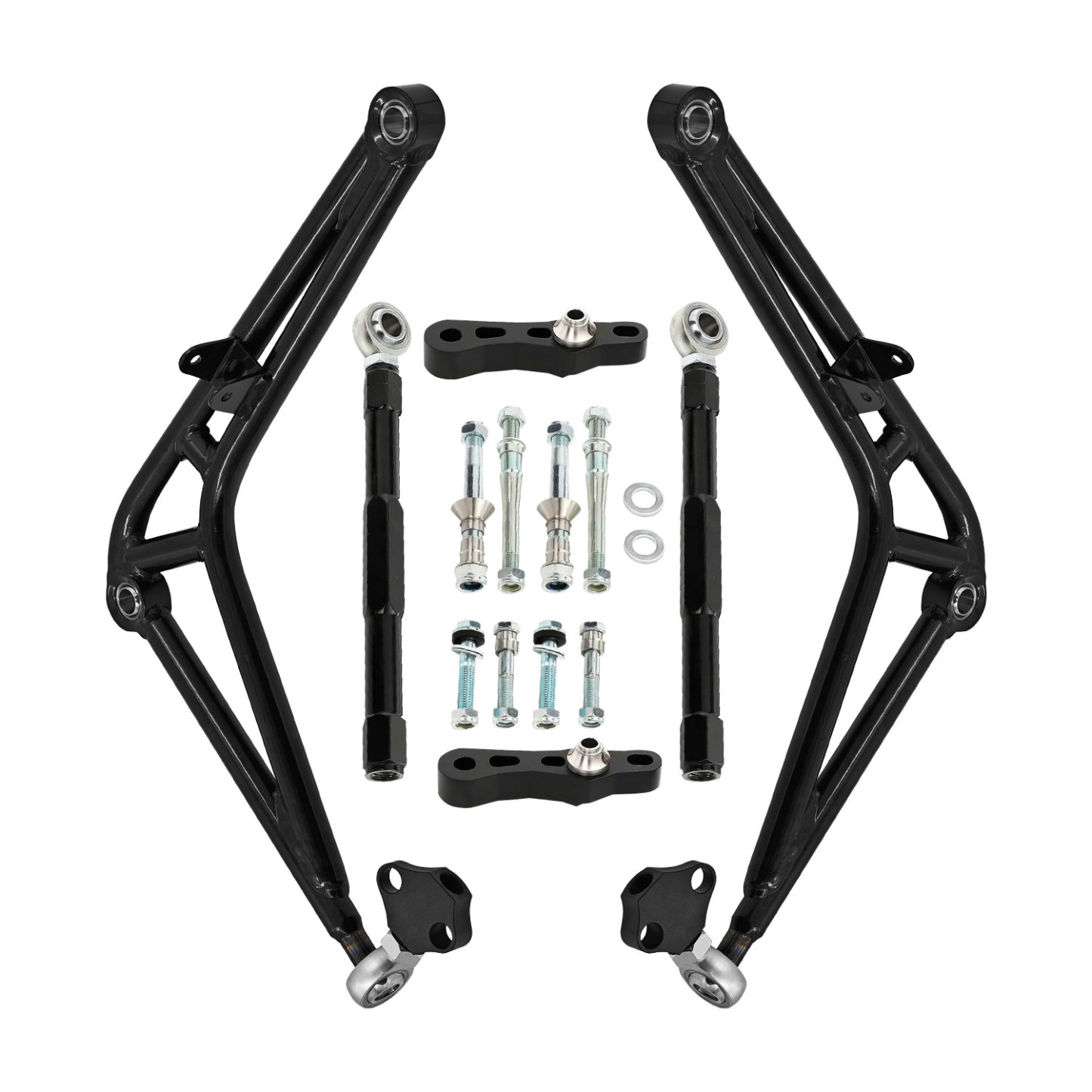 Front Steering Drift Lower Control Arm Wide Angle Kit For BMW E46 Complete Kit