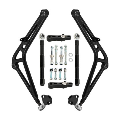 Front Steering Drift Lower Control Arm Wide Angle Kit For BMW E46 Complete Kit