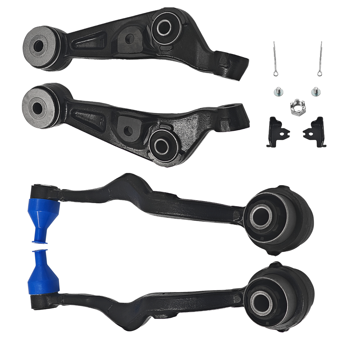 4PCS Front Forward Rearward Control Arm For 2008-2016 Lexus LS460 LS600h AWD 4.6L