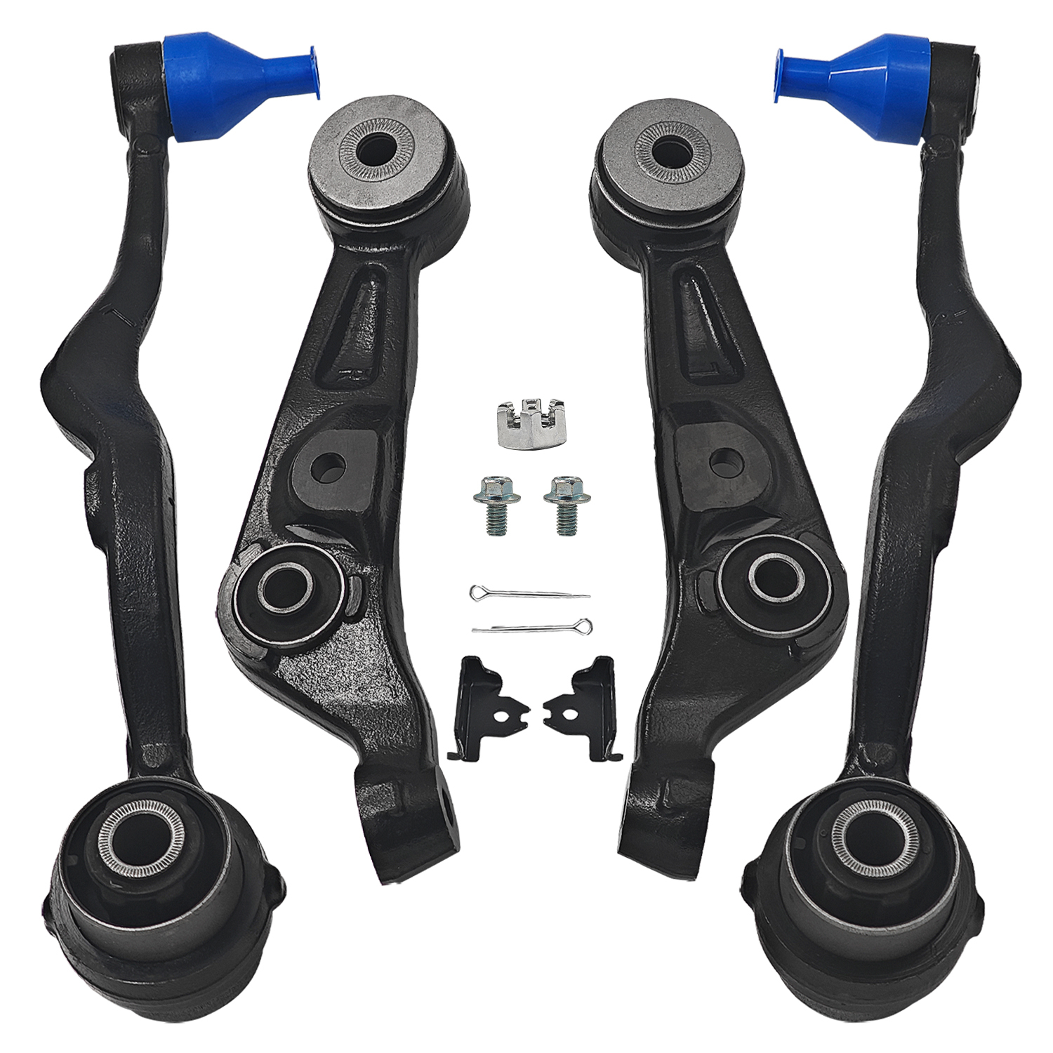 4PCS Front Forward Rearward Control Arm For 2008-2016 Lexus LS460 LS600h AWD 4.6L