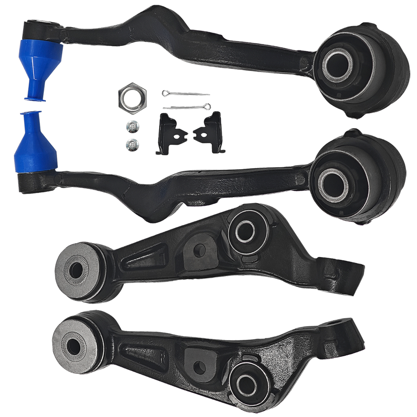 4PCS Front Forward Rearward Control Arm For 2008-2016 Lexus LS460 LS600h AWD 4.6L