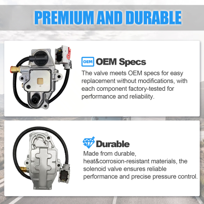 Clutch Control Solenoid Valve for Volvo VN VNM VNX VNR VNL 2018+ with D11 D13 Engines