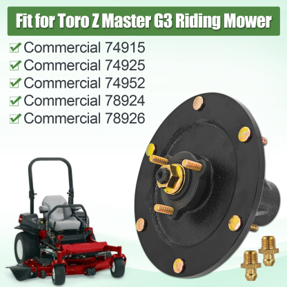 Spindle Assembly 1198560 fit for Toro Z Master 48” 52” 60” Decks – Commercial 3000, Professional 5000/6000/7000, GrandStand