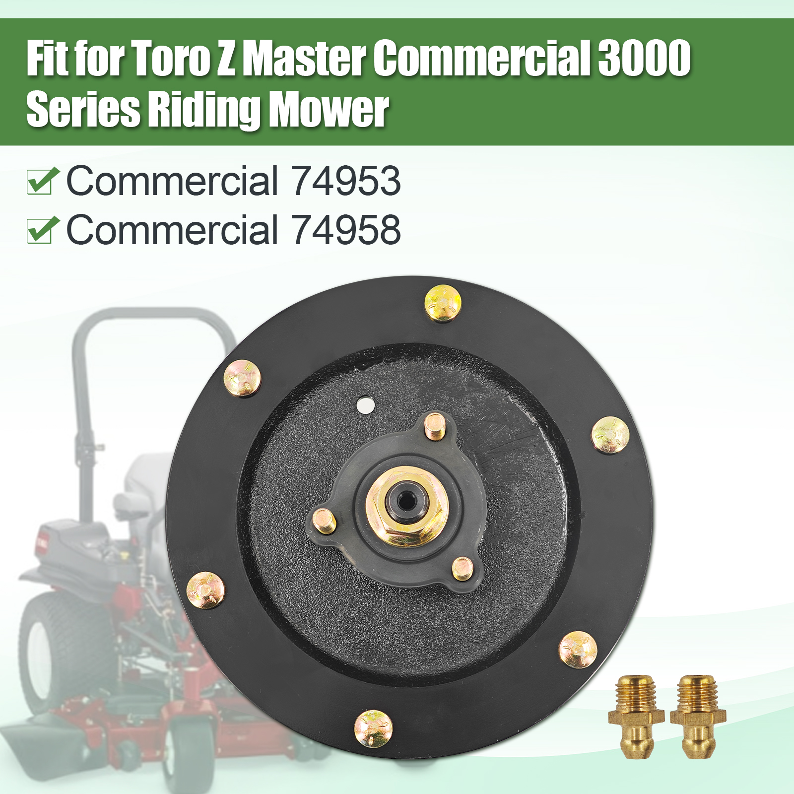 Spindle Assembly 1198560 fit for Toro Z Master 48” 52” 60” Decks – Commercial 3000, Professional 5000/6000/7000, GrandStand