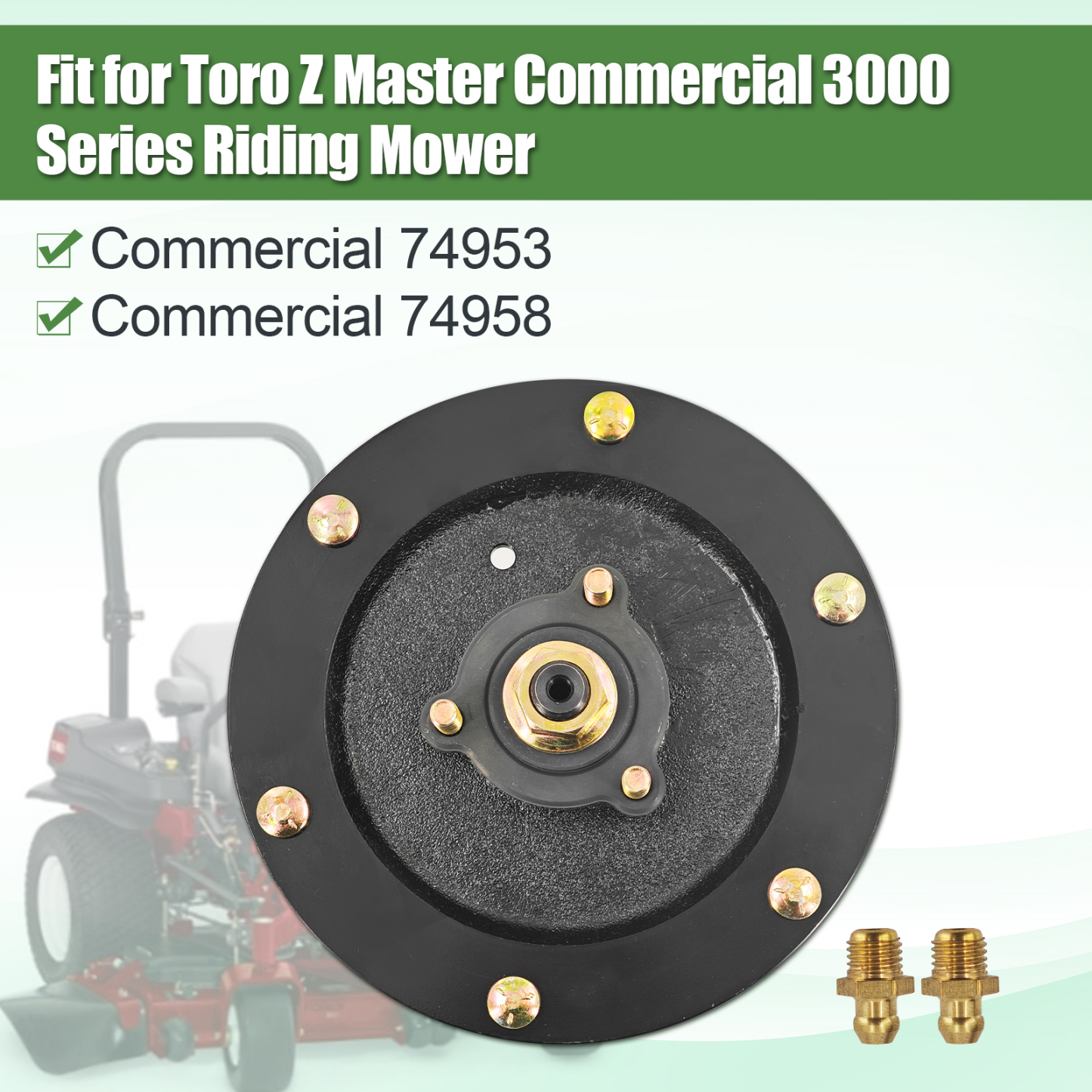 Spindle Assembly 1198560 fit for Toro Z Master 48” 52” 60” Decks – Commercial 3000, Professional 5000/6000/7000, GrandStand