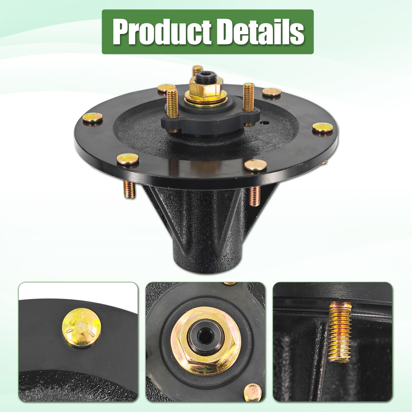 Spindle Assembly 1198560 fit for Toro Z Master 48” 52” 60” Decks – Commercial 3000, Professional 5000/6000/7000, GrandStand