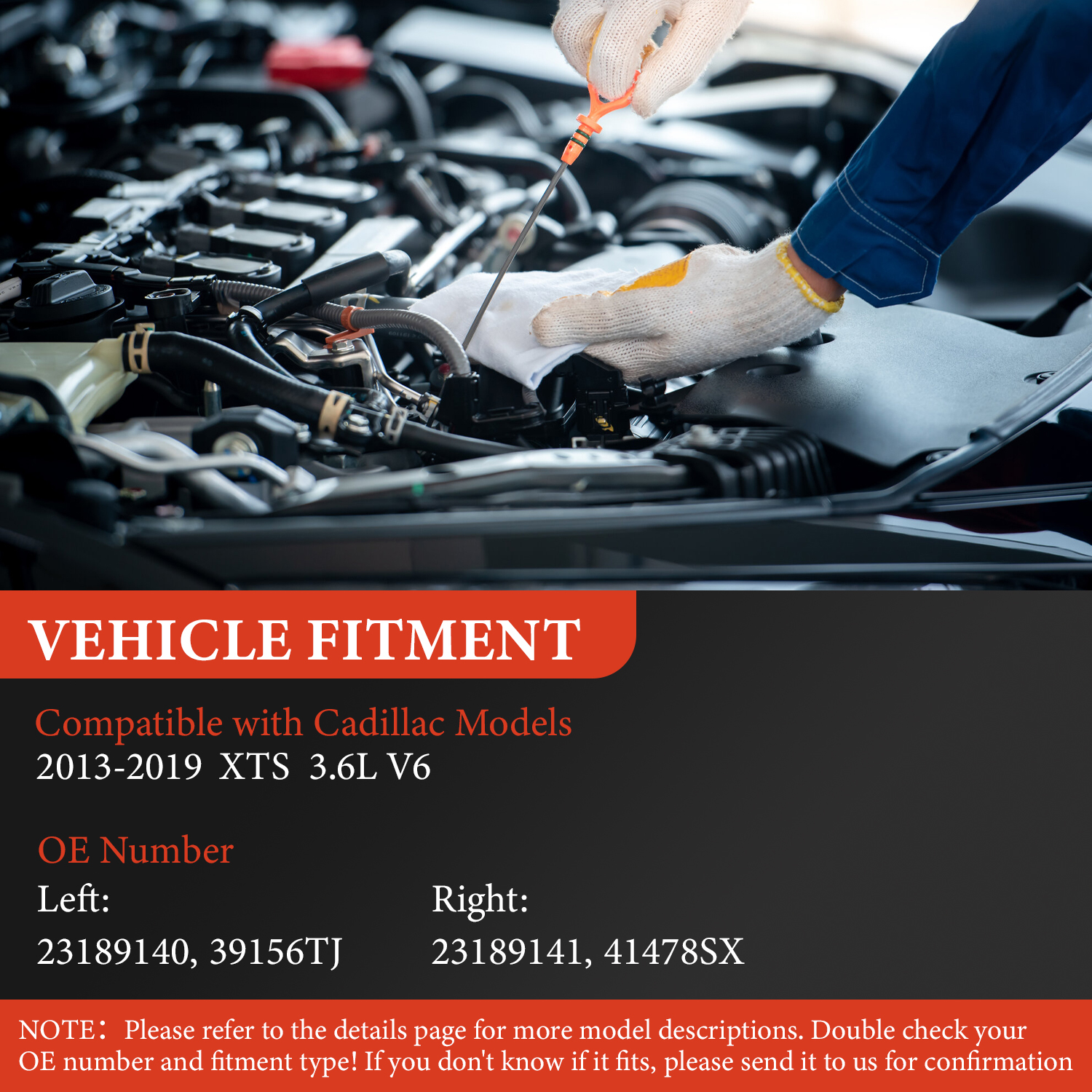  23189140 23189141 Front Left+Right Side Suspension Strut Forks For 2013-2019 Cadillac XTS 3.6L