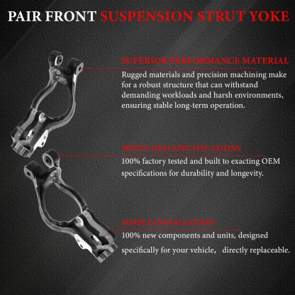  23189140 23189141 Front Left+Right Side Suspension Strut Forks For 2013-2019 Cadillac XTS 3.6L