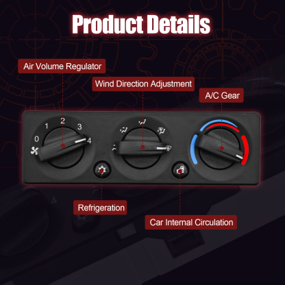 HV/AC Control Module Replacement for Kenworth T370 T270, AC Heater Climate Control Module