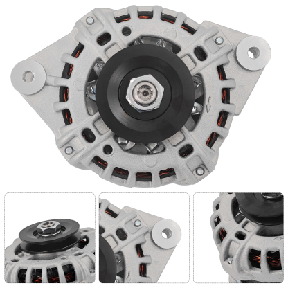 Alternator for Polaris 15-18 Brutus HD PTO/Ranger 1000 15-17 Ranger HST, for Bobcat 3400 3400XL 3600 3650; 12V 110A,