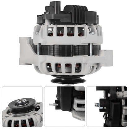 Alternator for Polaris 15-18 Brutus HD PTO/Ranger 1000 15-17 Ranger HST, for Bobcat 3400 3400XL 3600 3650; 12V 110A,