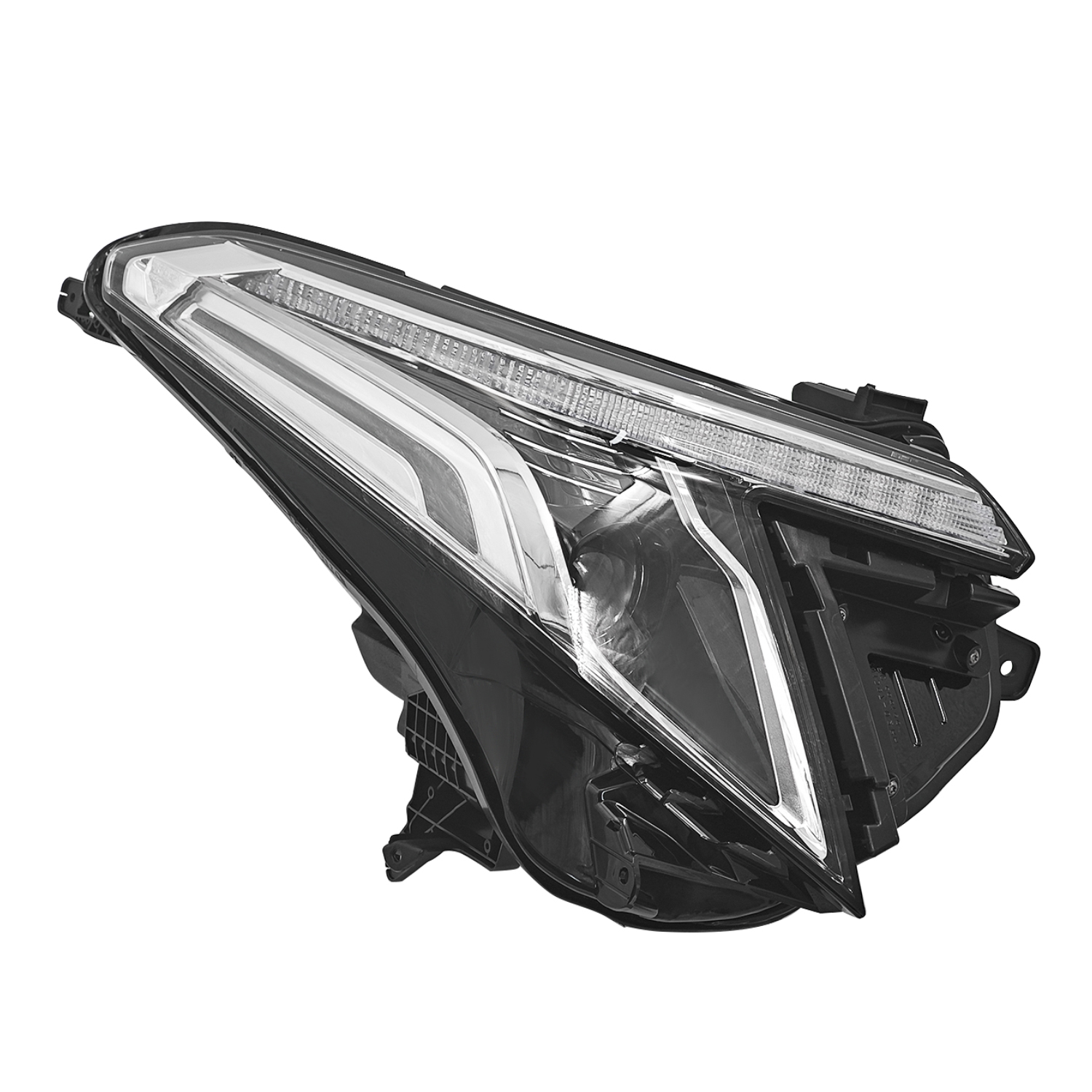 84849607 Left Driver Side LED Headlight w/DRL Compatible with Cadillac XT5 2017-2023 Glass Lens