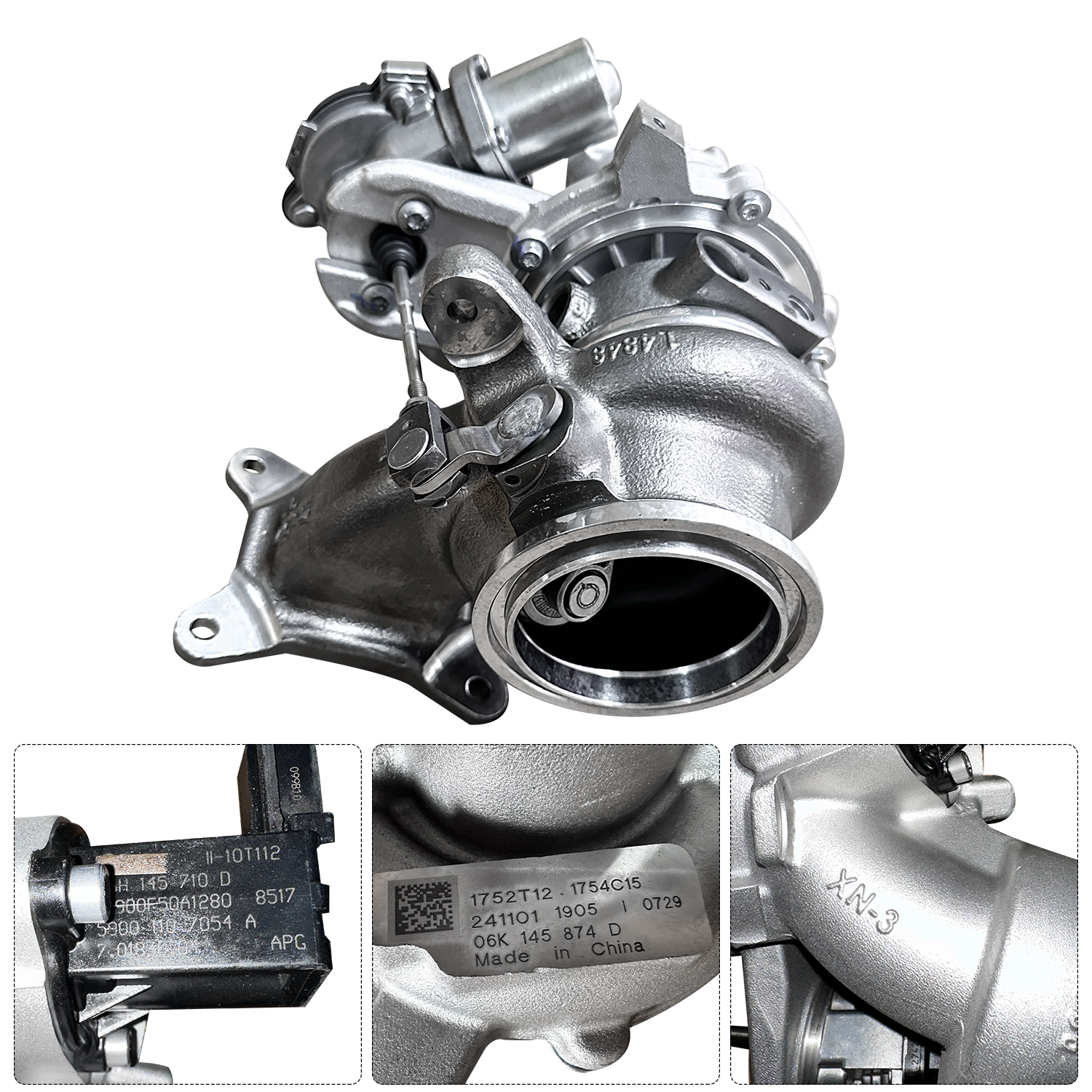 Turbocharger for Audi A3 Quattro (2015-2020), Q3 (2019-2022), TT Quattro (2016-2022) for Volkswagen Atlas (2018-2020), Atlas Cross Sport (2020-2021), GTI (2015-2018)