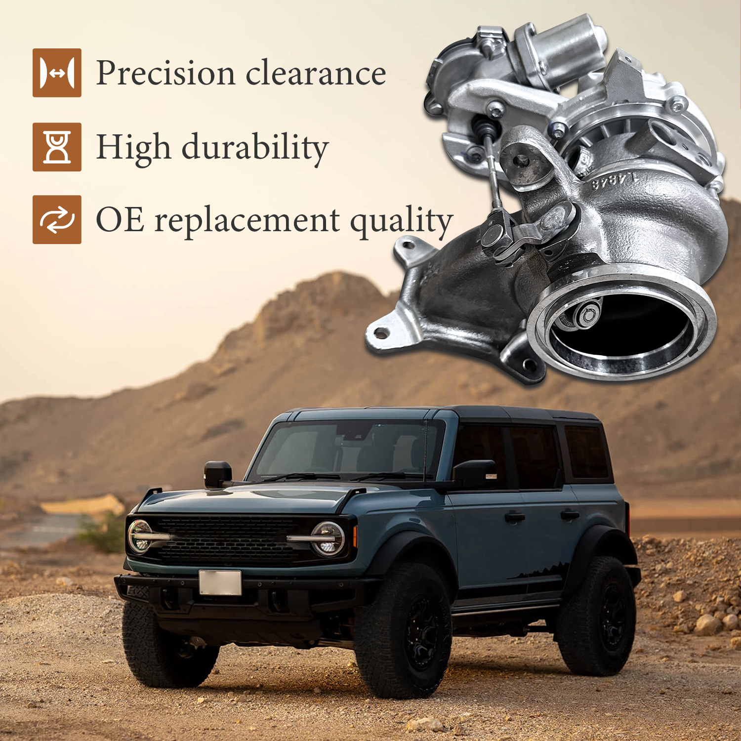  Turbocharger for Audi A3 Quattro 2015-2020, Q3 2019-2022, TT Quattro 2016-2022 for Volkswagen Atlas 2018-2020, Atlas Cross Sport 2020-2021, GTI 2015-2018