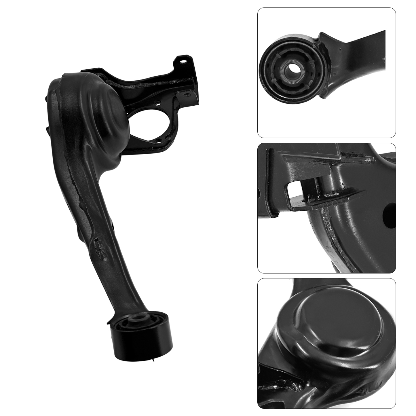 4PCS Rear LH Lower Suspension Control Arm Kits w/Stabilizer Sway Bar End Link & Bushing Fit for Toyota RAV4 2001-2005 2WD FWD 4WD AWD