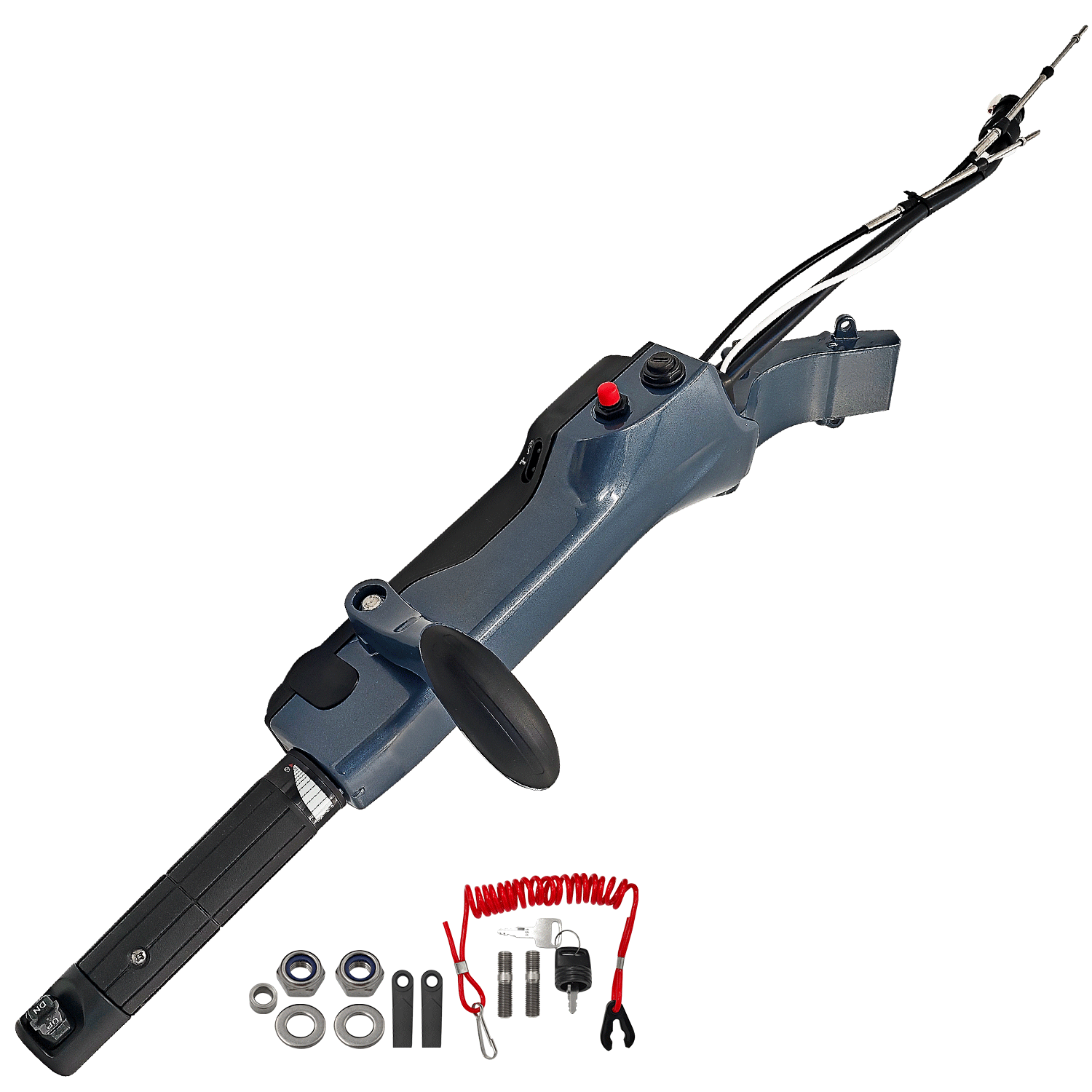 YAMAHA F50 F60 F70 Tiller Handle & Fitting Kit 6X4-42102-24-00 6X4-42103-5C-00