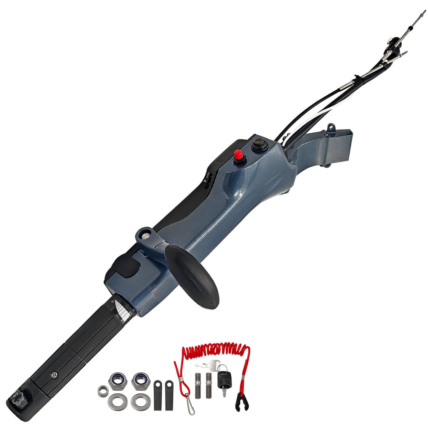 YAMAHA F50 F60 F70 Tiller Handle & Fitting Kit 6X4-42102-24-00 6X4-42103-5C-00