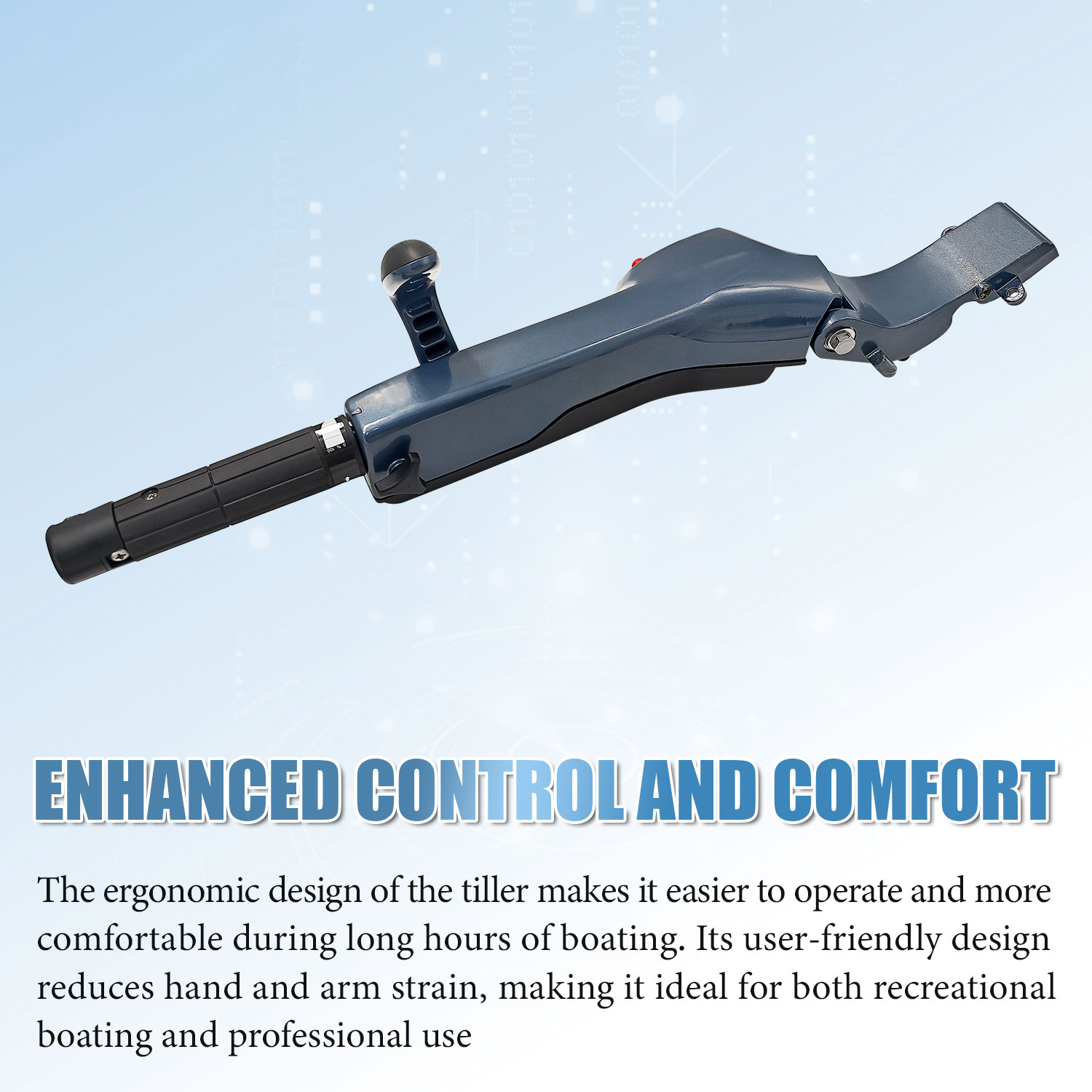 YAMAHA F50 F60 F70 Tiller Handle & Fitting Kit 6X4-42102-24-00 6X4-42103-5C-00