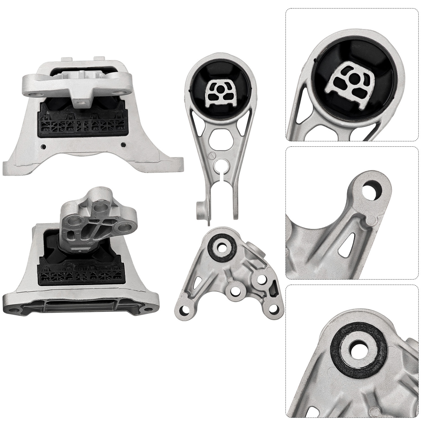 4PCS Engine Motor Mount & Automatic Transmission Mount Set Compatible with Chevy Equinox 2018-2024 1.5L FWD, for GMC Terrain 18-21