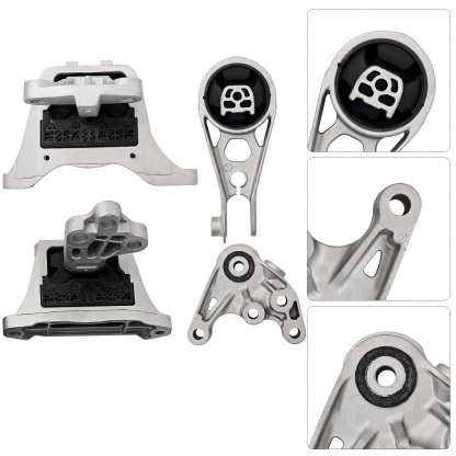 4PCS Engine Motor Mount & Automatic Transmission Mount Set Compatible with Chevy Equinox 2018-2024 1.5L FWD, for GMC Terrain 18-21