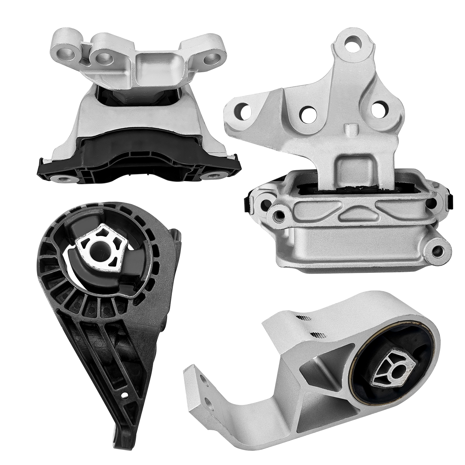 4PCS Engine Motor Mount & Automatic Transmission Mounts Kit for Front Wheel Drive for Chevy Traverse & Buick Enclave 2018-2023 3.6L FWD