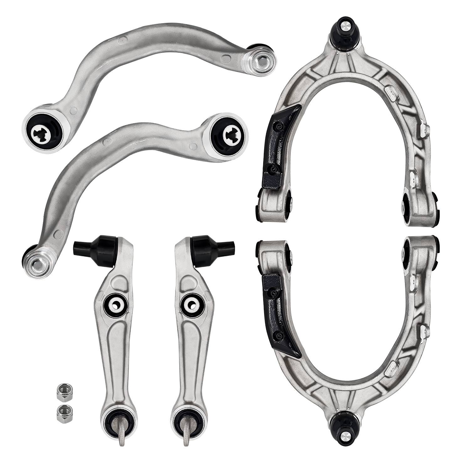 2017-2021 Tesla Modle 3  Front Upper & Lower Control Arms Kit 6 Pcs