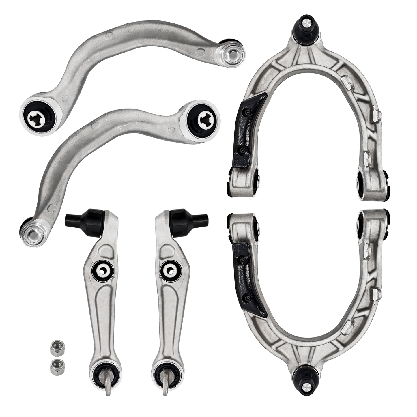 2017-2021 Tesla Modle 3  Front Upper & Lower Control Arms Kit 6 Pcs