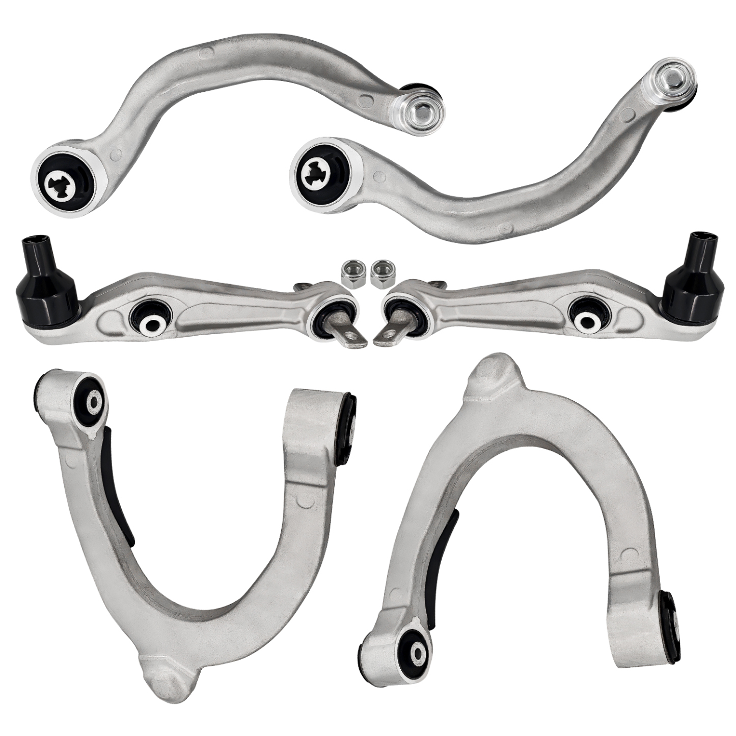 2017-2021 Tesla Modle 3  Front Upper & Lower Control Arms Kit 6 Pcs