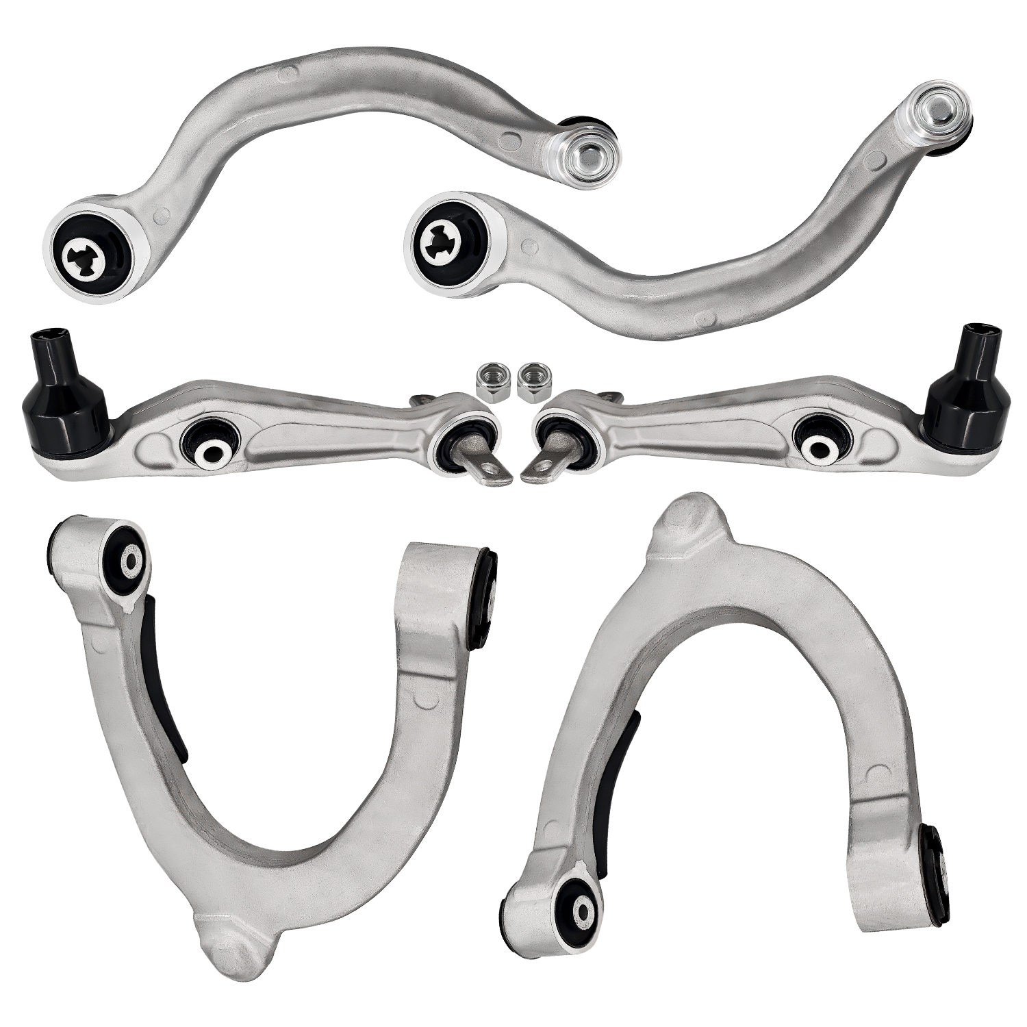 2017-2021 Tesla Modle 3  Front Upper & Lower Control Arms Kit 6 Pcs