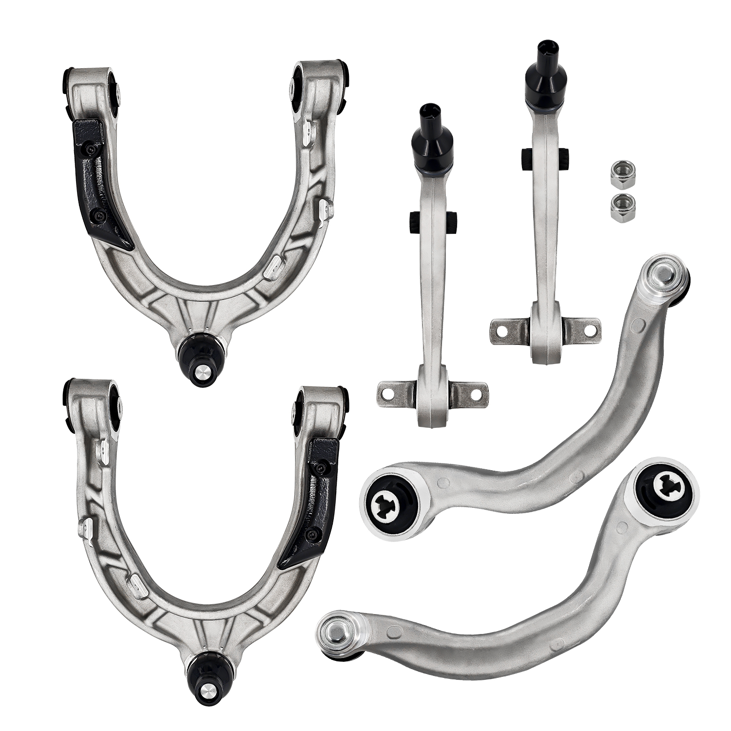 2017-2021 Tesla Modle 3  Front Upper & Lower Control Arms Kit 6 Pcs