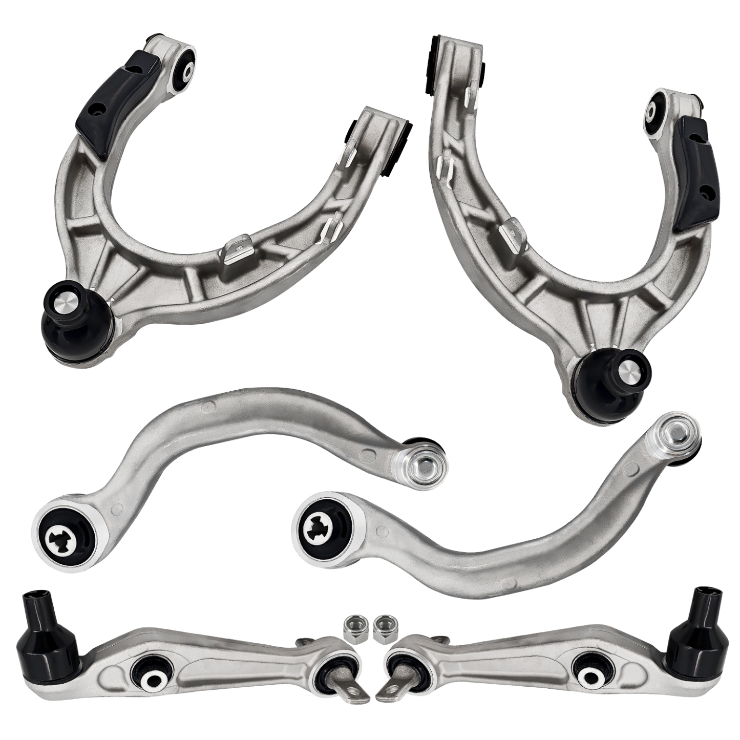 2017-2021 Tesla Modle 3  Front Upper & Lower Control Arms Kit 6 Pcs