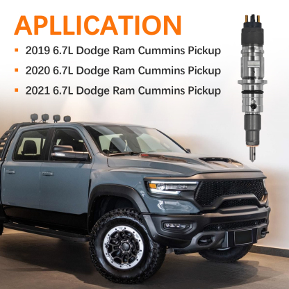 2019-2021 Cummins Dodge Ram 6.7L Pickup Fuel Injector 