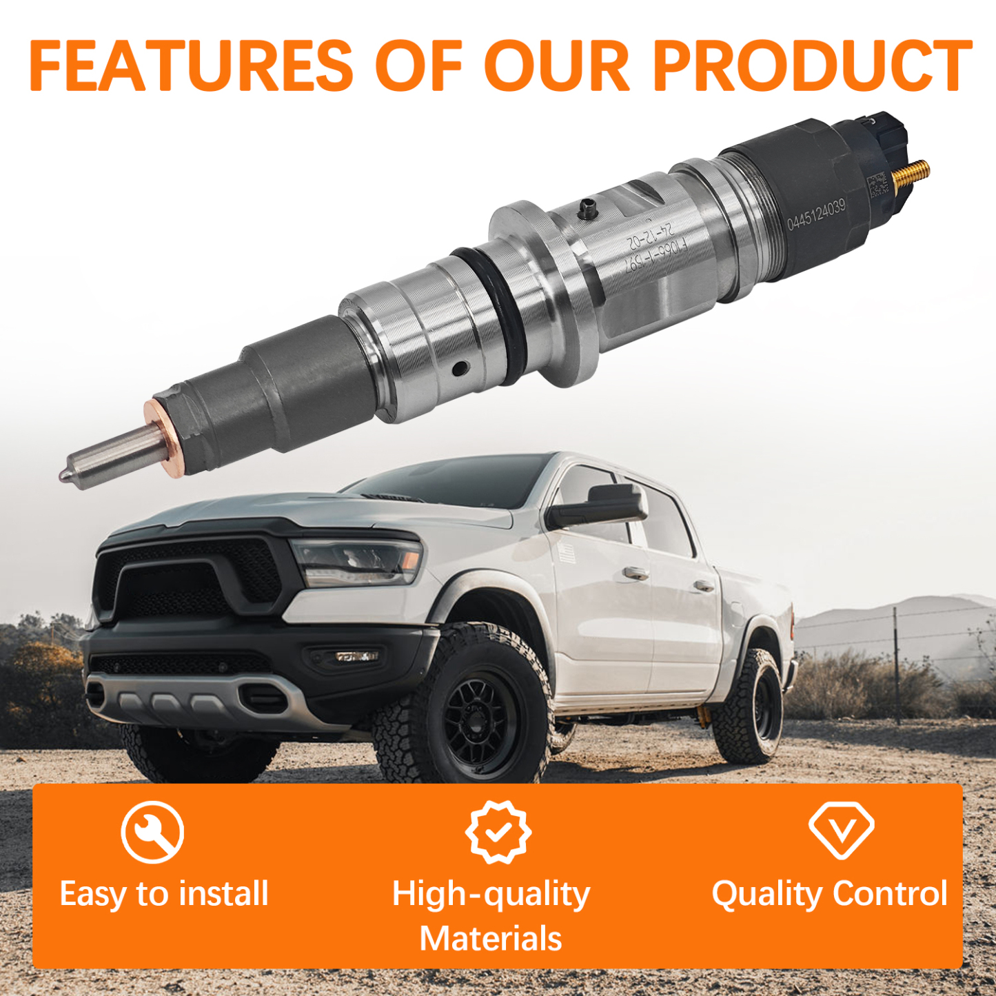 2019-2021 Cummins Dodge Ram 6.7L Pickup Fuel Injector 
