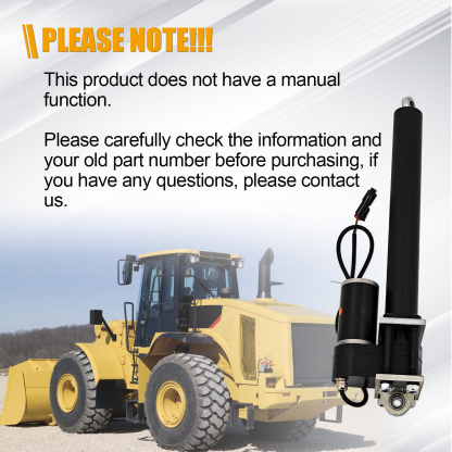 24V Hood Tilt Power Actuator for Caterpillar CAT 962H 938H 966H 938G II 950H 972H IT62H IT38G II IT38H