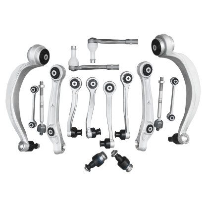 16 Pcs Front Upper Lower Control Arm Suspension Kit with Ball Joints Link Fits for Audi A8 Quattro D4 TDI W12 S8 2011-2016