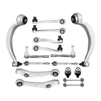 16 Pcs Front Upper Lower Control Arm Suspension Kit with Ball Joints Link Fits for Audi A8 Quattro D4 TDI W12 S8 2011-2016