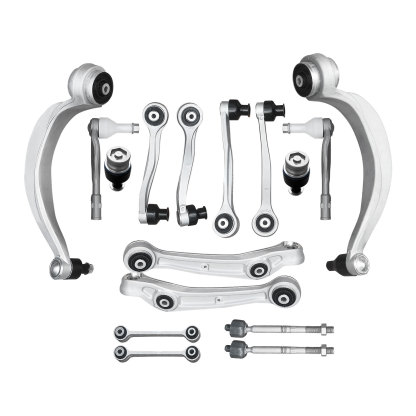 16 Pcs Front Upper Lower Control Arm Suspension Kit with Ball Joints Link Fits for Audi A8 Quattro D4 TDI W12 S8 2011-2016