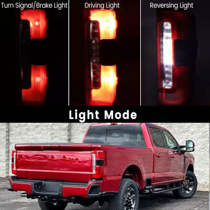 Right Passenger Side LED Type Tail Light Assembly w/Blind Spot for 2023-2024 Ford F250 F350 Super Duty 