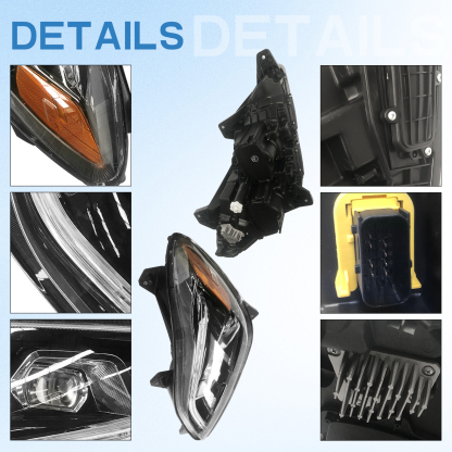 LED Headlight Fits for 2022-2025 Kenworth T680 Next Gen-Left Driver Side 
