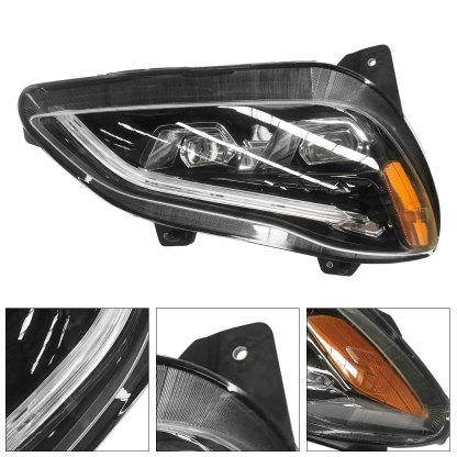 P54-6157-100R Right Passenger Side LED Headlight Fits For 2022-2025 Kenworth T680 Next Gen 