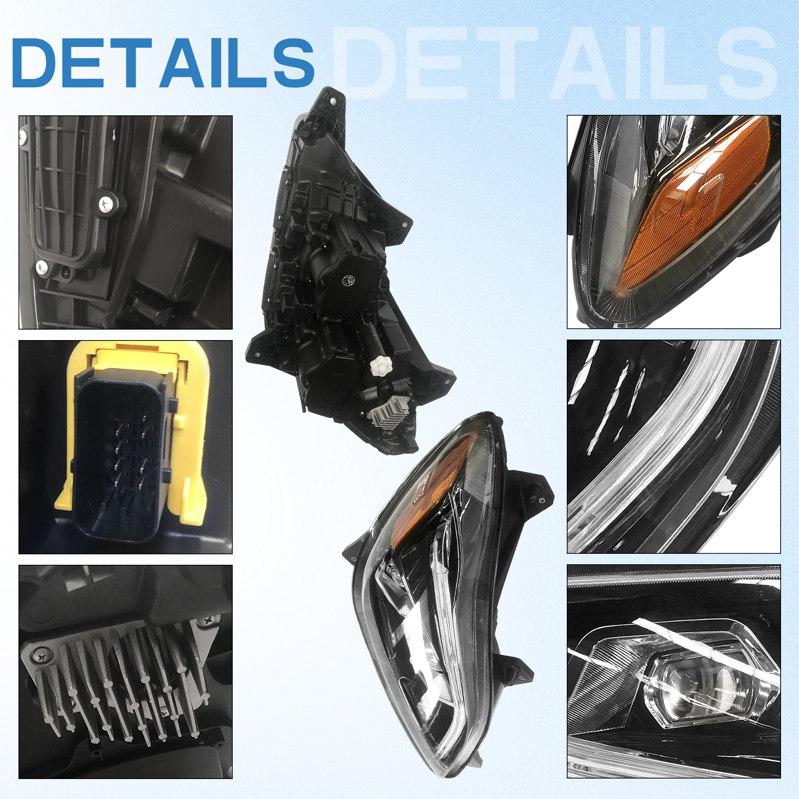 LED Headlight Fits For 2022-2025 Kenworth T680 Next Gen - Right Passenger Side 