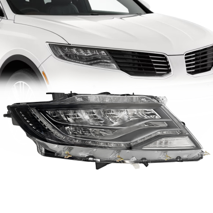 Full LED Headlight w/AFS Compatible with Lincoln MKX 2.7L 3.7L 2016-2018 - Right Passenger Side
