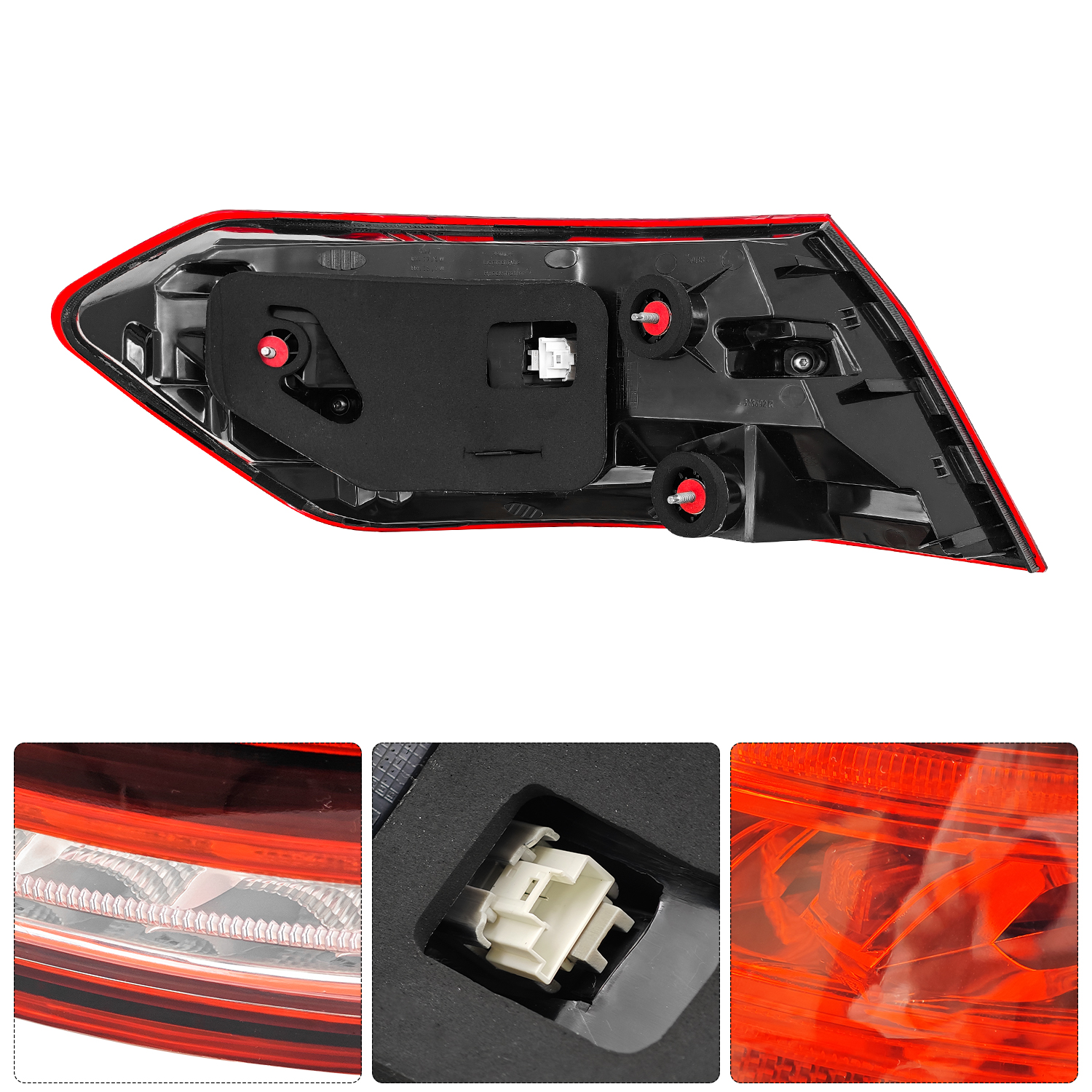 Right LED Tail Light Assembly Fit for Mercedes-Benz Sedan W212/E250/E350/E400/E550/E63 AMG 2014-2016 (Rear Passenger Side)
