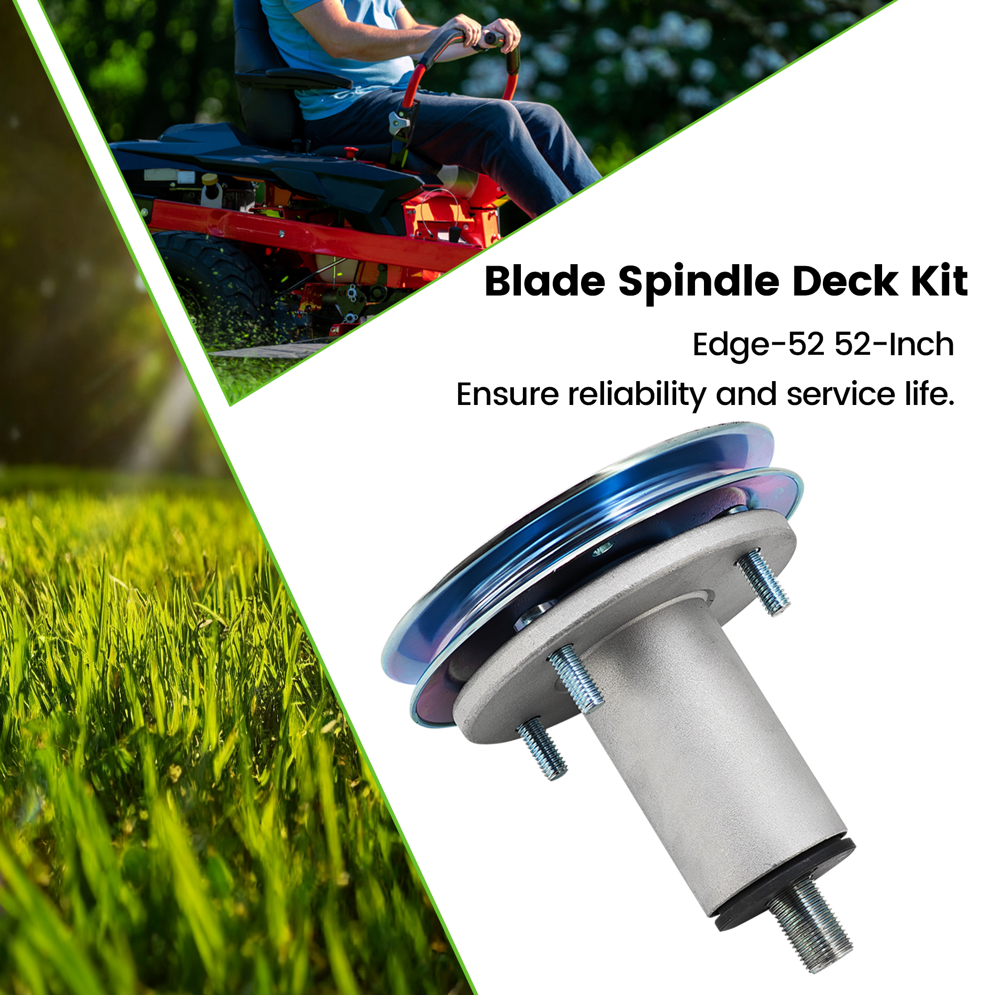 52 Deck Spindle Kit w/Blade Compatible with Ariens Gravely Ikon-XD ZTX ZT XL Edge-52 52-Inch