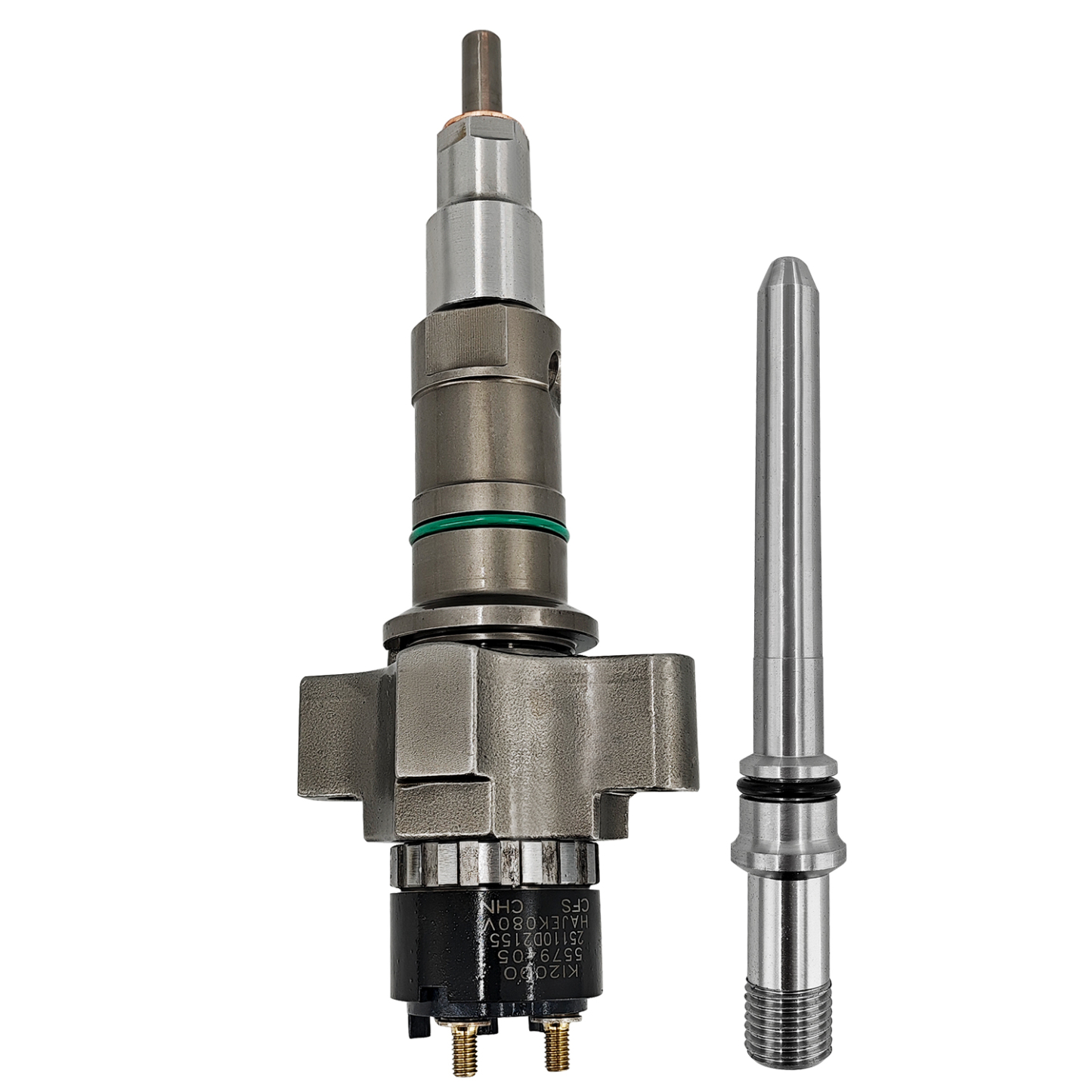 5579405 2872288F Fuel Injector with Connector Tubes Compatible with Cummins ISC ISL QSL 8.3 8.9L Engine